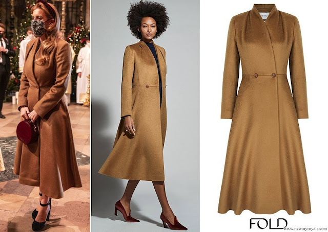Princess Beatrice wore The Fold Finchley Coat Vicuna Wool