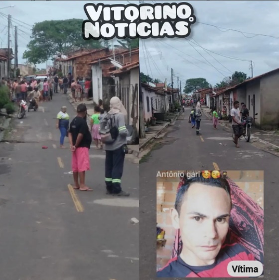 Um homicídio foi registrado na manhã desta sexta-feira, na Rua Projetada no Bairro Luanna nas proximidades do Cemitério Jardim da Paz em Vitorino Freire.