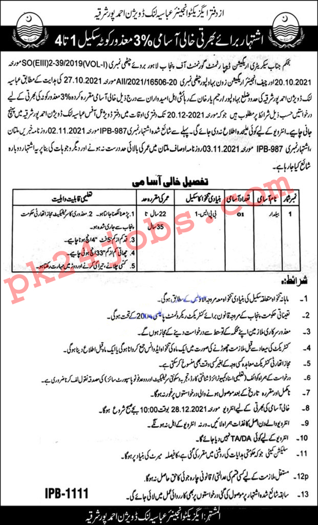 Irrigation Jobs 2022 – Today Jobs 2022