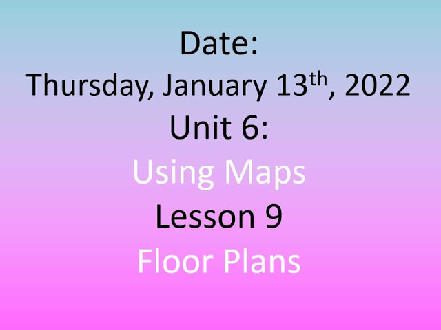 حل درس Floor Plans الصف السابع