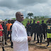 ANIOCHA SOUTH VIGILANTE COMMUNITY  VISITS  CHIEF AMB. MAYOR ENUJEKO THE ODOGWU OF UBULU-UNO KINGDOM.