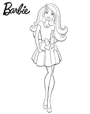 Desenhos da barbie para colorir