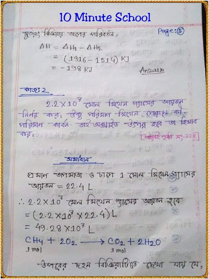 SSC Chemistry Hand Note