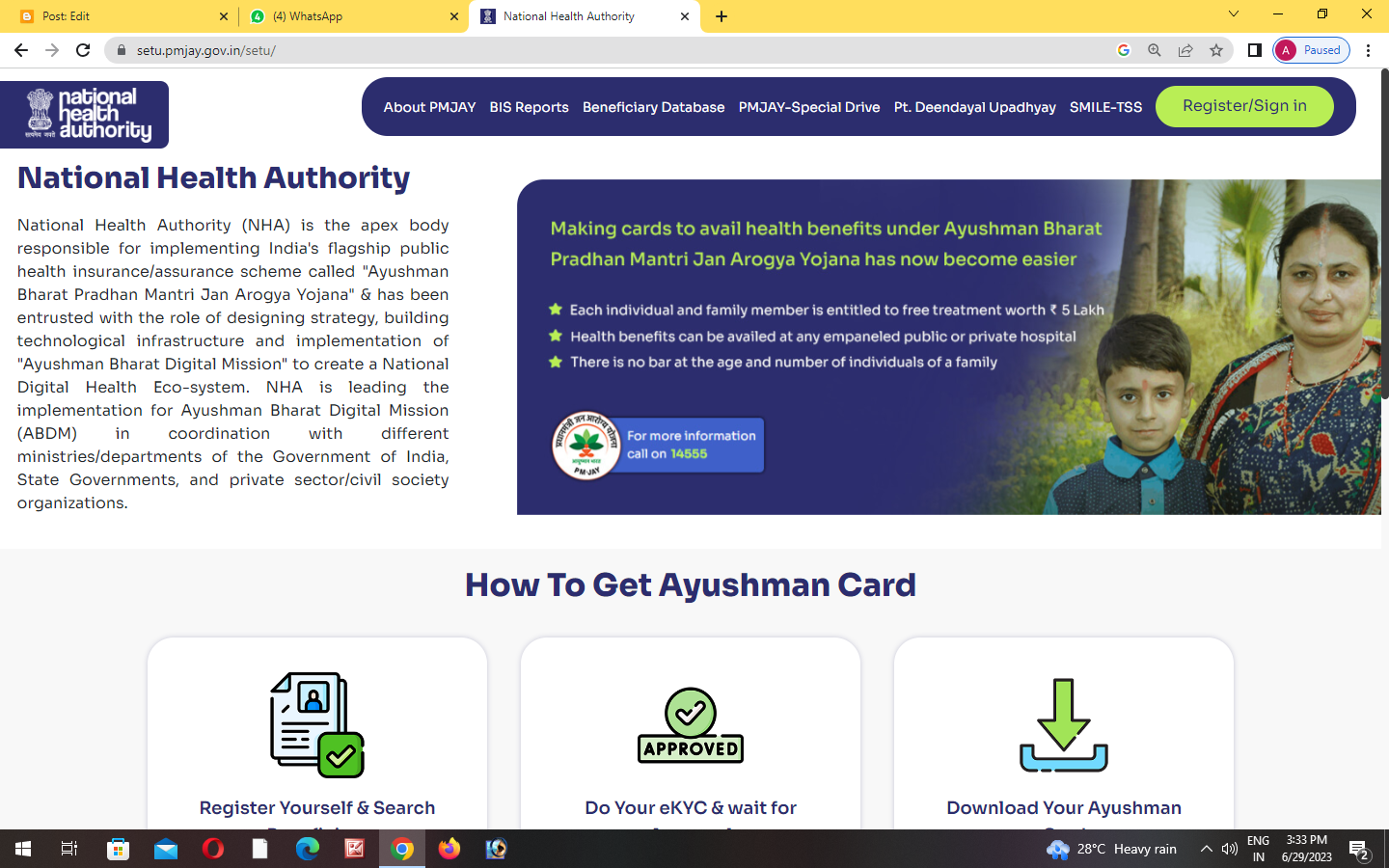 ayushman card kaise banaye mobile se