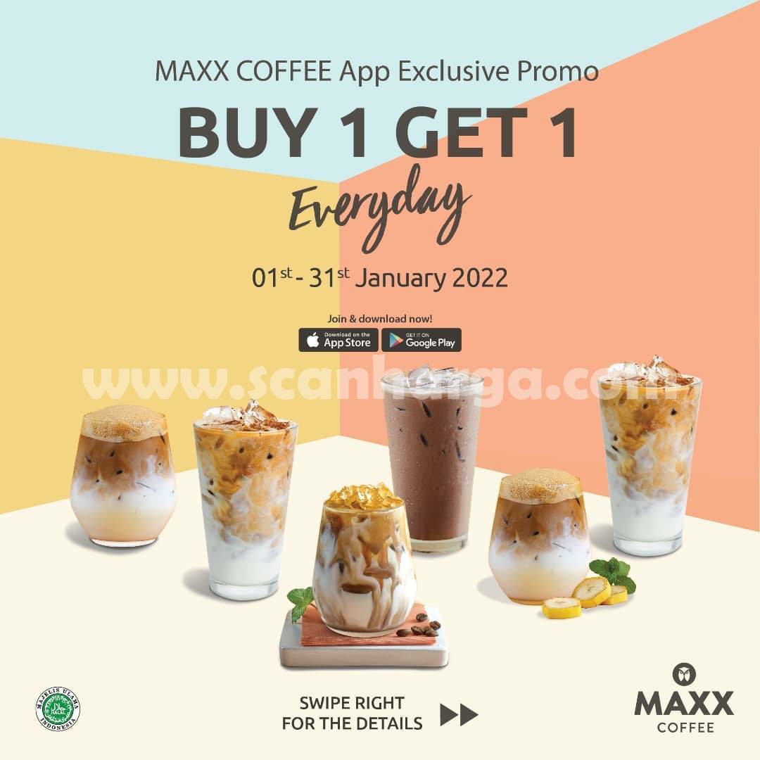 Promo MAXX COFFEE – Beli 1 Gratis 1