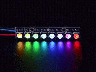 PLACA 8 LED RGB 5MM SMD WS2812 B NEOPIXEL ARDUINO MICROBIT