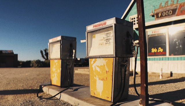 vintage gas pumps