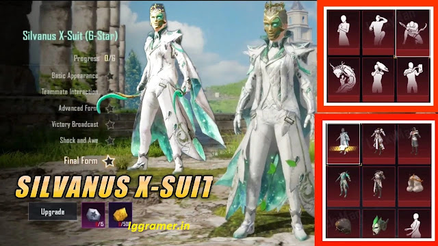New Silvanus X Suit in BGMI and Pubg