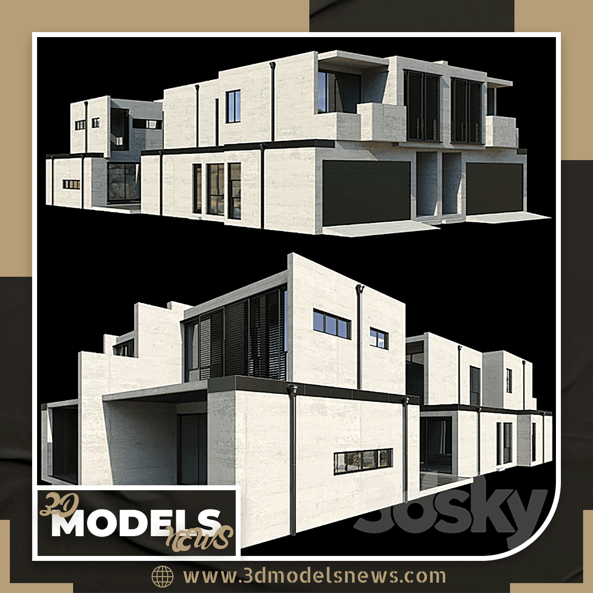 Building Model Modern House 03