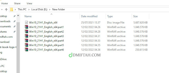 hasil-split-file-winrar