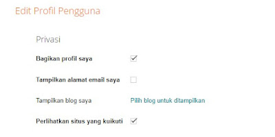 Profil pengguna blogger