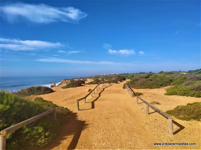 senderismo familiar en Cádiz Calas de Roche