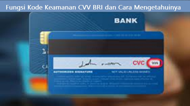 Kode Keamanan CVV BRI