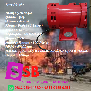 Jual Yahagi 283 Radius 400mtr Emergency Kebakaran