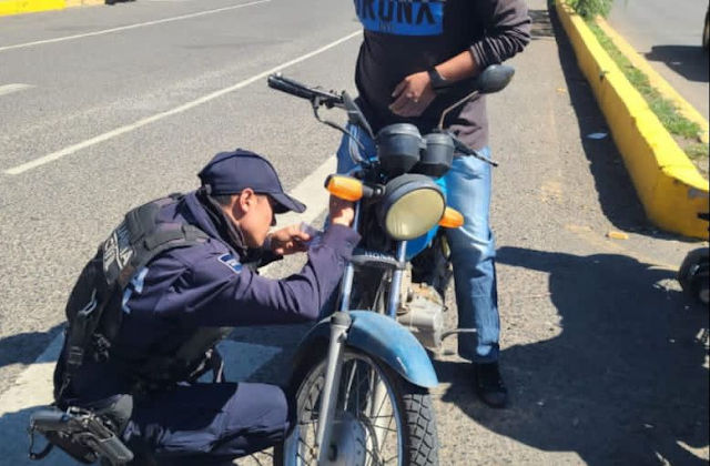  SSP continúa labores del Grupo Motorizado de Reacción, en Morelia.