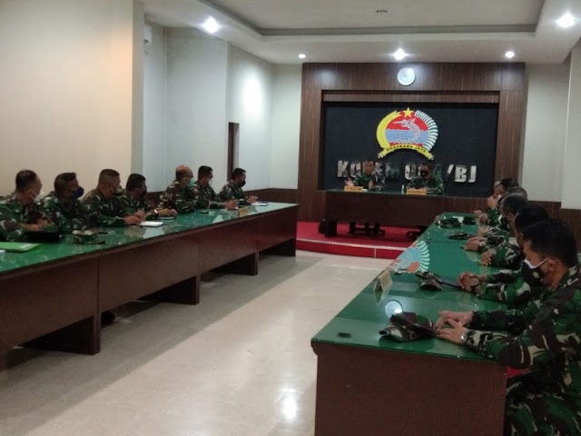 Korem 084/BJ Terima kunjungan Tim Wasrik Current Audit dari Itjenad