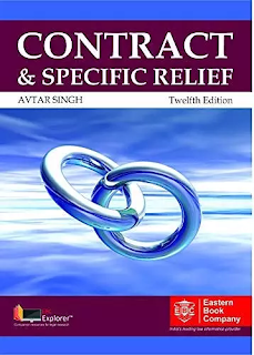 Law of Contracts and Specific Relief Act by Dr Avtar Singh, books on contract law,