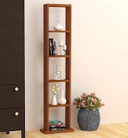 CRAFT D ARTS Art Solid sheesham Wood Bookshelf/Display Rack