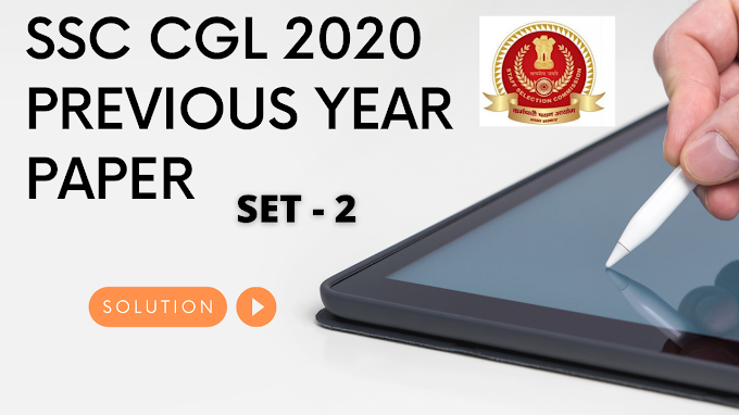 SET - 2| SSC CGL Previous Year Question Paper with Solution 2020| Quantitative Aptitude| Educalypse|