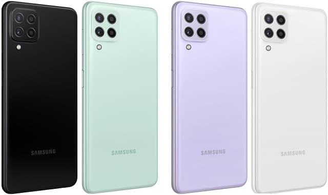 سعر ومواصفات Samsung Galaxy A22 بمعالج Helio G80 وشاشة سوبر أموليد