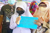 165 Siswa - Siswi SDN 80/x Desa Sungai Tawar Yang Sudah Di Vaksinasi