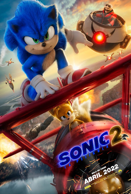 "SONIC LA PELÍCULA 2"- No te pierdas el primer tráiler y póster. Estreno en cines 1 de abril 2022.