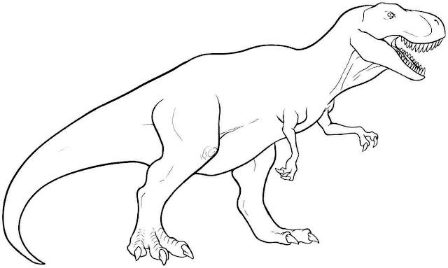 Desenhos de dinossauros para Imprimir e colorir