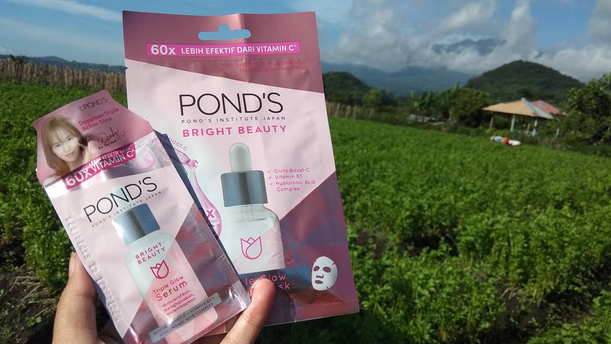 Pond's Triple Glow Serum dan Mask