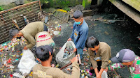 Pembersihan Sungai Dimusim Hujan, Dansub 08 Sektor 22 Disiagakan