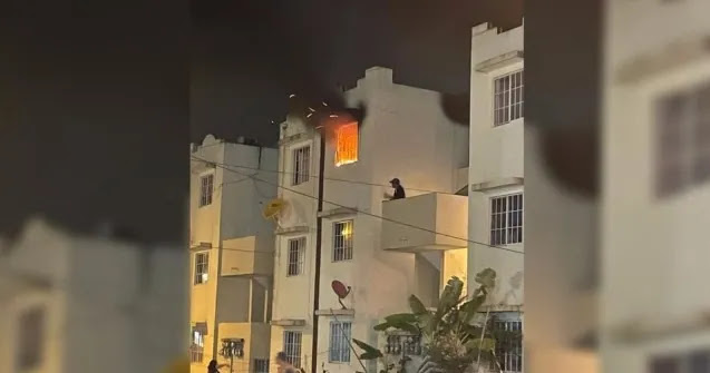 Οι γείτονες λένε ότι έσωσαν μια γυναίκα από μια φωτιά, αλλά κανείς δεν την είδε σαν να ηταν φάντασμα !
