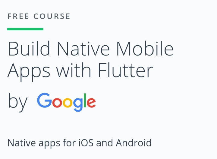 Build Native Mobile Apps with Flutter by Google