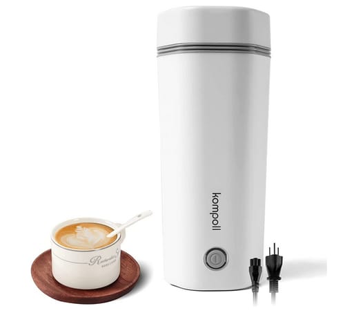 Kompoll Stainless Automatic Shut off Travel Electric Kettle