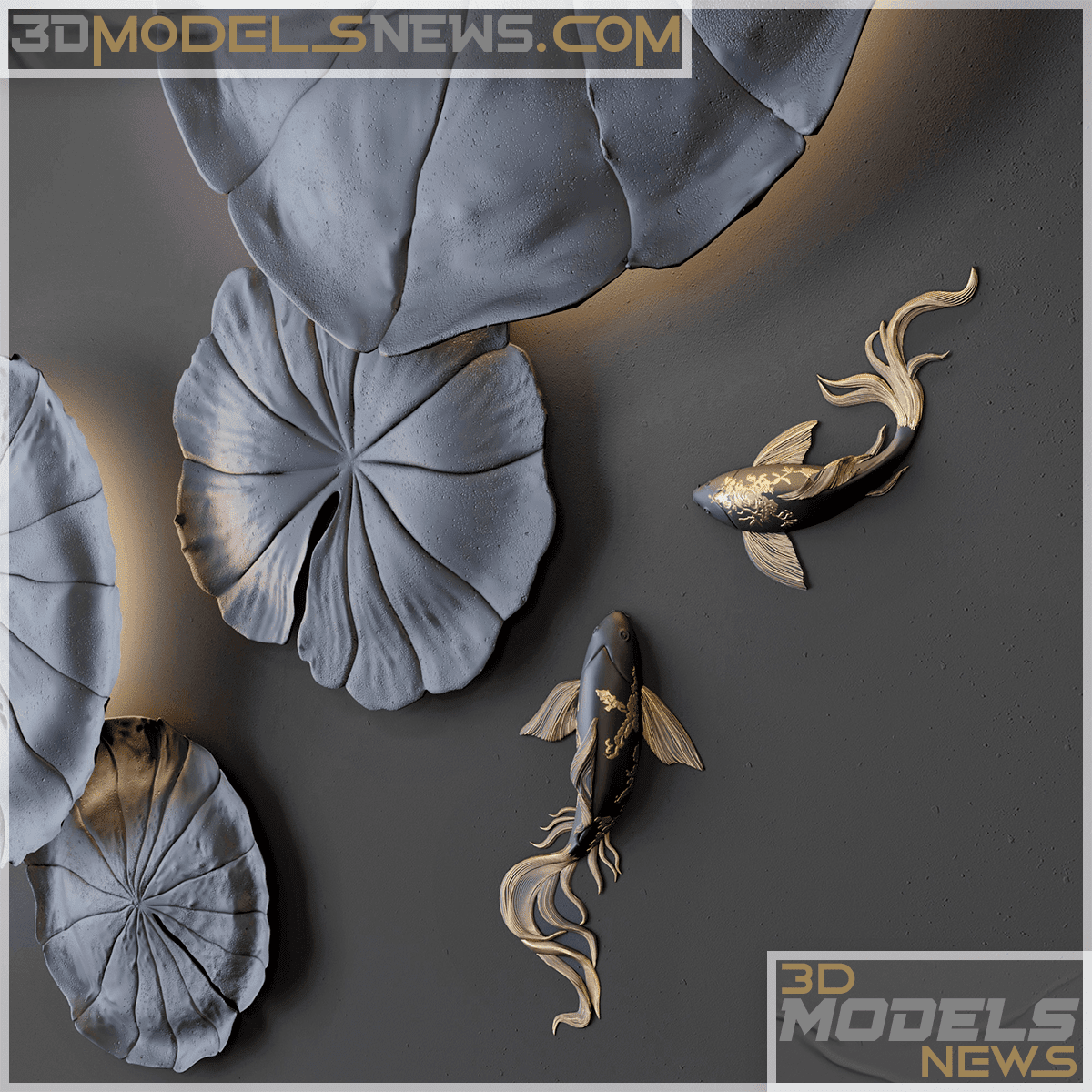 Wall decor Model Water Lily 1