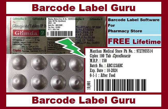 Free Barcode Label Printing Software for Pharmacy