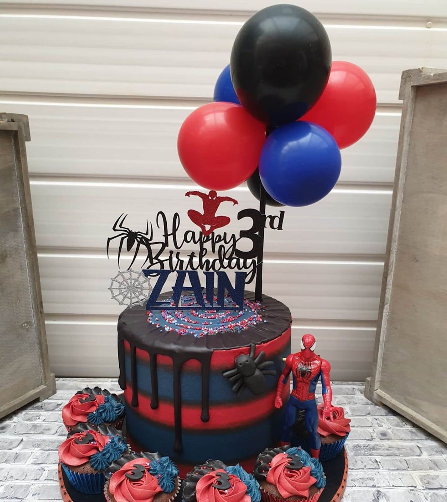 spider-man birthday cake