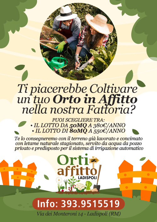 Affitta e Coltiva un tuo Orto Naturale