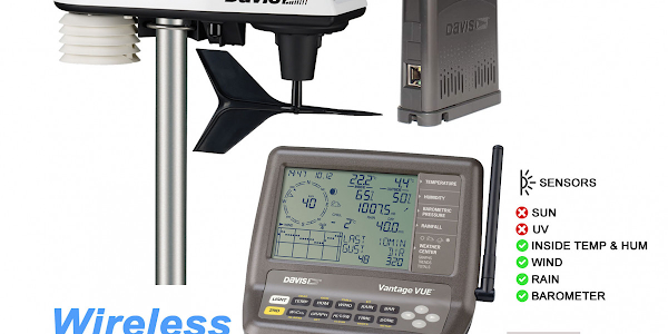 Davis Instruments 6120 Bundle with Wireless Vantage Vue, WeatherLink Live and Console