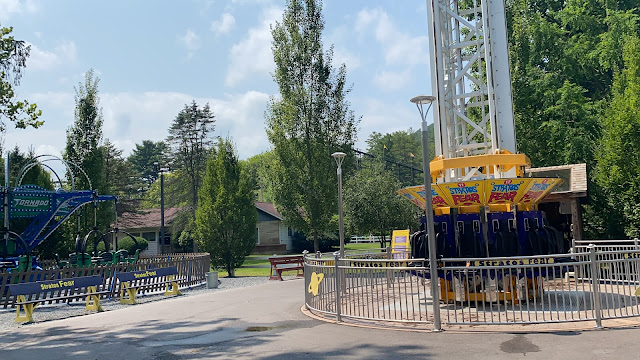 StratosFear Drop Tower Ride Knoebels Amusement Park