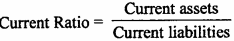 What is current ratio ? How is it calculated