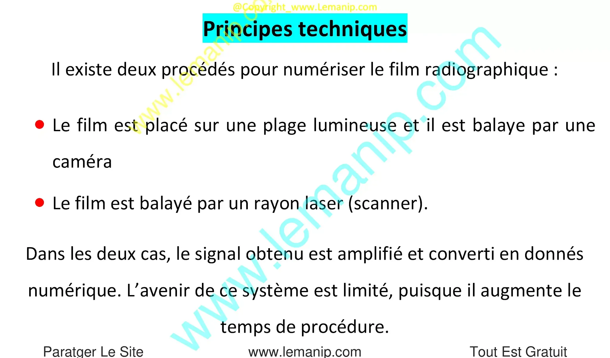 Principes techniques