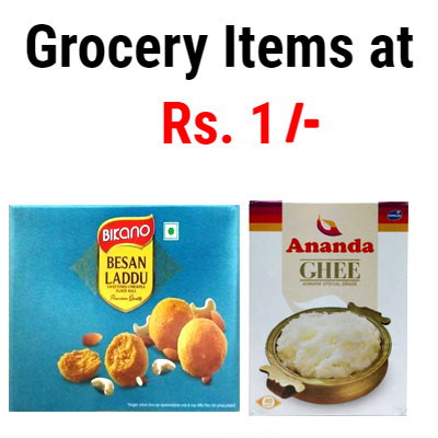 Flipkart 1 Rupee Grocery Items: Flipkart Grocery Items at Rs. 1 - Offer Valid for All Users