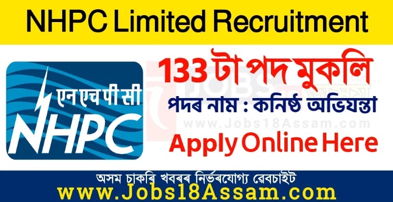 NHPC Limited Recruitment 2022 - Online Apply for 133 Junior Engineer Vacancy