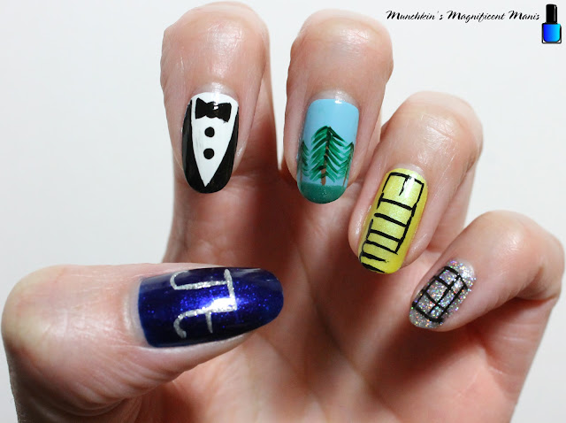 Justin Timberlake- Forget Tomorrow World Tour Nail Design