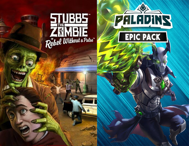 Stubbs the Zombie in Rebel Without a Pulse y el Epic Pakc de Paladins ya se pueden descargar gratis en Epic Games.