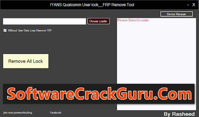 IYANS QC TOOL QUALCOMM USERLOCK FRP REMOVING WITHOUT DATA LOSS FREE FOR ALL