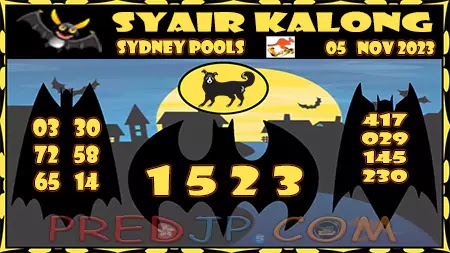 Prediksi Sydney Kalong Keramat Minggu 05-November-2023