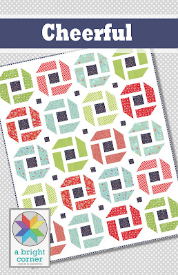 Cheerful Quilt Pattern by Andy Knowlton of A Bright Corner