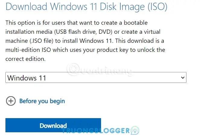 Cách tải Windows 11, Download ISO Win 11 chính thức từ Microsoft