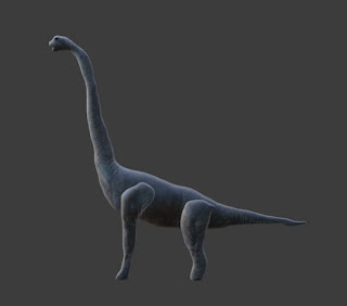 Brachiosaurus dinosaur rigged free 3d models fbx obj blend