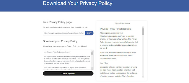 Cara Membuat Privacy Policy di Blog Terbaru 2022
